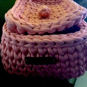 New handmade beautiful Crochet Box with top